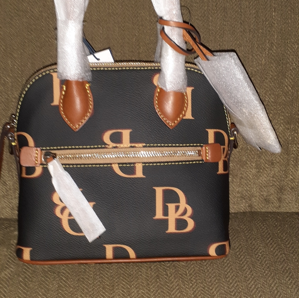 NWT  Dooney & Bourke Monogram Small  Satchel
